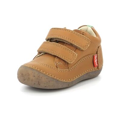 Kickers Sostankro, Oxford Plano Bebé-Niños, marrón Claro, 18 EU Kickers Sostankro, Oxford Plano Bebé-Niños, marrón Claro, 18 EU