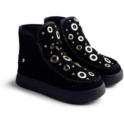 GIOSEPPO Bota australiana de piel Modelo UTIKA color Negro, talla 38 GIOSEPPO Bota australiana de piel Modelo UTIKA color Negro, talla 38