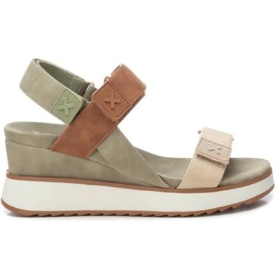 XTI Sandalia Mujer Kaki Calzado Cómodo y Versátil Moda casual Modelo 06 (Talla 40) XTI Sandalia Mujer Kaki Calzado Cómodo y Versátil Moda casual Modelo 06 (Talla 40)