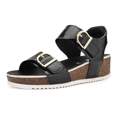 ARA Women Norderney Sandal, Black, 43 EU ARA Women Norderney Sandal, Black, 43 EU