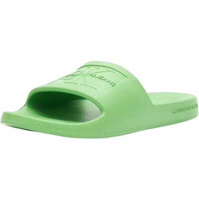 Calvin Chanclas Mujer Slipper Zapatillas de baño, Verde (Classic Green), 36 Calvin Chanclas Mujer Slipper Zapatillas de baño, Verde (Classic Green), 36
