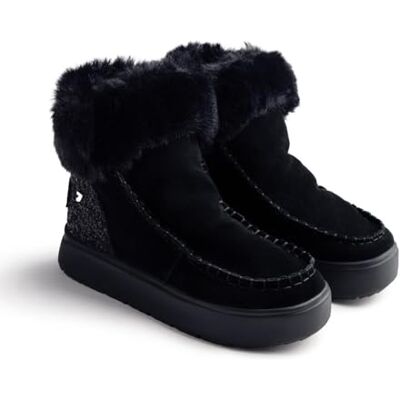 GIOSEPPO Bota australiana de piel Modelo ALPENA color Negro, talla 41 GIOSEPPO Bota australiana de piel Modelo ALPENA color Negro, talla 41