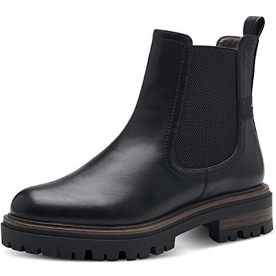 Tamaris Mujer Botines, señora Botas Chelsea,TOUCHit,Botas,Medias Botas,botín,Bota de Deslizamiento,Plano,Black Matt,42 EU Tamaris Mujer Botines, señora Botas Chelsea,TOUCHit,Botas,Medias Botas,botín,Bota de Deslizamiento,Plano,Black Matt,42 EU