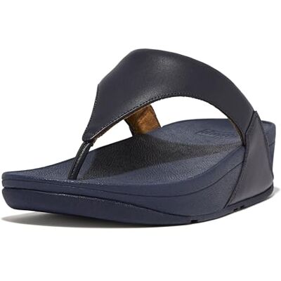 Fitflop Lulu Sandalias de Plataforma de Piel para Mujer, Color Blanco, Deepest Blue, 42 EU Fitflop Lulu Sandalias de Plataforma de Piel para Mujer, Color Blanco, Deepest Blue, 42 EU