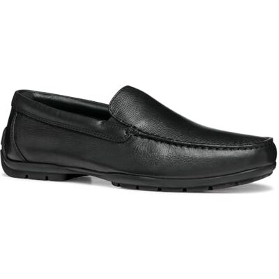 Geox U Moner W 2FIT A, Mocasín Hombre, Black, Geox U Moner W 2FIT A, Mocasín Hombre, Black,