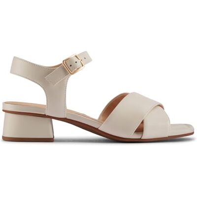 Clarks Serina35 Cross, Sandalia De las mujeres, Cream Leather, Clarks Serina35 Cross, Sandalia De las mujeres, Cream Leather,