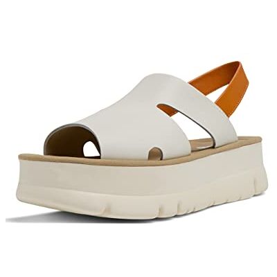 Camper Oruga Up-k200848, Sandalias con Cuña Mujer, White Natural, 42 EU Camper Oruga Up-k200848, Sandalias con Cuña Mujer, White Natural, 42 EU