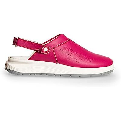 Abeba Calzado Unisex Zuecos ACTIVE SRC Material de Revestimiento: Tela EU 41 Fucsia Con Velcro Ajustable Diseño con Puertos Transpirables Abeba Calzado Unisex Zuecos ACTIVE SRC Material de Revestimiento: Tela EU 41 Fucsia Con Velcro Ajustable Diseño con Puertos Transpirables