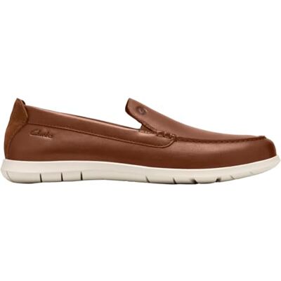 Clarks Premium Flexway Step para Hombre, Bronceado, 8.5 UK Clarks Premium Flexway Step para Hombre, Bronceado, 8.5 UK