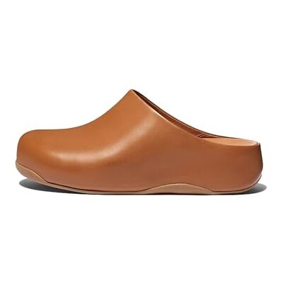 Fitflop Zuecos Shuv para Mujer, Beige, 43 EU Fitflop Zuecos Shuv para Mujer, Beige, 43 EU