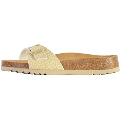 Dr. Scholl's Mulas Cuero Estelle, perla, 37 EU Dr. Scholl's Mulas Cuero Estelle, perla, 37 EU