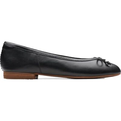 Clarks Zapatos Planos Fawna LilyBallet para Mujer, Piel Negra, 36 EU Clarks Zapatos Planos Fawna LilyBallet para Mujer, Piel Negra, 36 EU