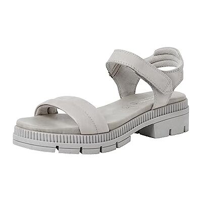 MARCO TOZZI , Sandalia para Mujer, Gris (Quartz), 38 EU MARCO TOZZI , Sandalia para Mujer, Gris (Quartz), 38 EU