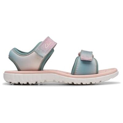 Clarks Surfingtide K., Sandalia. Niños, Multicolor, 27 EU Clarks Surfingtide K., Sandalia. Niños, Multicolor, 27 EU