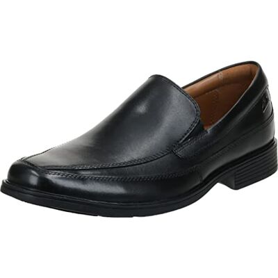 Clarks Mocasines Kippfrei para Hombre, Piel Negra, 48 EU Clarks Mocasines Kippfrei para Hombre, Piel Negra, 48 EU