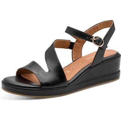MARCO TOZZI Sandalia para mujer , color negro, talla 38 EU MARCO TOZZI Sandalia para mujer , color negro, talla 38 EU