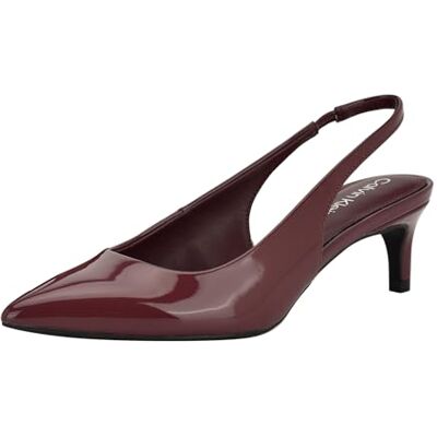 Calvin Dainty, Bomba Mujer, Charol Rojo Oscuro 600, 38 EU Calvin Dainty, Bomba Mujer, Charol Rojo Oscuro 600, 38 EU