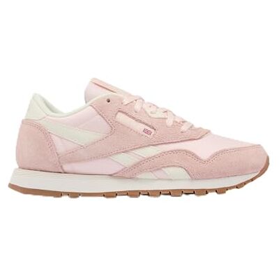 Reebok CL Nylon Sneaker, PUREPINK/Chalk/Gum, 37 EU Reebok CL Nylon Sneaker, PUREPINK/Chalk/Gum, 37 EU