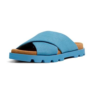 Camper Brutus-k201322, Sandalias Planas, Mujer, Azul, 37 EU Camper Brutus-k201322, Sandalias Planas, Mujer, Azul, 37 EU