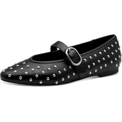 MARCO TOZZI Ballerinas , Zapatos Tipo Ballet Mujer, Negro, 42 EU MARCO TOZZI Ballerinas , Zapatos Tipo Ballet Mujer, Negro, 42 EU