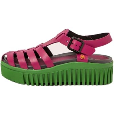 ART Brighton, Sandalias planas Mujer, Fuxia, 42 EU ART Brighton, Sandalias planas Mujer, Fuxia, 42 EU
