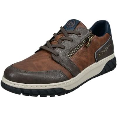 bugatti 321-au901, Zapatos con Cordones Hombre, marrón coñac, 42 EU bugatti 321-au901, Zapatos con Cordones Hombre, marrón coñac, 42 EU