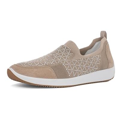 ARA Zapatillas Lisboa p Mujer, Arena y Plata, 42.5 EU ARA Zapatillas Lisboa p Mujer, Arena y Plata, 42.5 EU