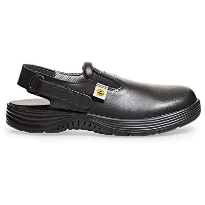 Abeba X-LIGHT ESD Tapones SB, A, E, FO, SRC, color negro, talla 47 Abeba X-LIGHT ESD Tapones SB, A, E, FO, SRC, color negro, talla 47