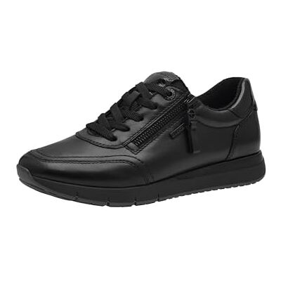 Tamaris Comfort Zapatillas Planas con Cremallera para Mujer, para Tiempo Libre, Color Negro., 39 EU Ancho Tamaris Comfort Zapatillas Planas con Cremallera para Mujer, para Tiempo Libre, Color Negro., 39 EU Ancho
