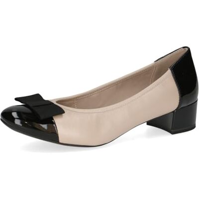 CAPRICE Zapatos de tacón de Bloque para Mujer, Color Beige., 40.5 EU CAPRICE Zapatos de tacón de Bloque para Mujer, Color Beige., 40.5 EU