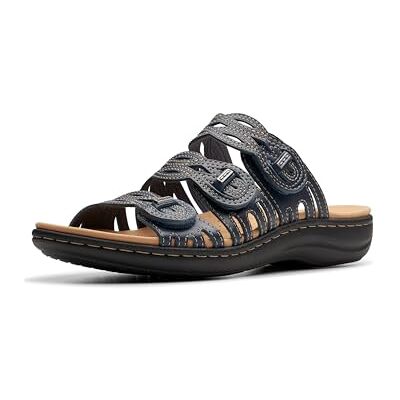 Clarks Laurieann Ruby, Sandalias Planas Mujer, Azul Marino (Navy Leather), 44.5 EU Estrecho Clarks Laurieann Ruby, Sandalias Planas Mujer, Azul Marino (Navy Leather), 44.5 EU Estrecho