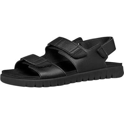 Geox U Flextride S A, Sandalia Hombre, Negro, 39 EU Geox U Flextride S A, Sandalia Hombre, Negro, 39 EU