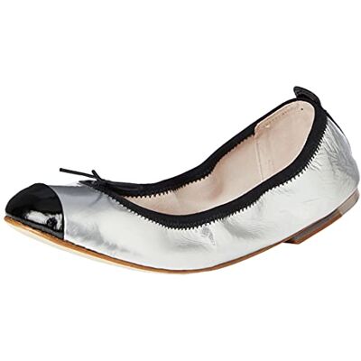 Bloch Luxury Flat, Zapatos Tipo Ballet Mujer, Plateado, 35.5 EU Bloch Luxury Flat, Zapatos Tipo Ballet Mujer, Plateado, 35.5 EU