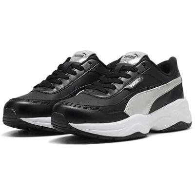PUMA Zapatillas Cilia Mode Metallic Whisper Mujer 38.5, Black Silver White Metallic PUMA Zapatillas Cilia Mode Metallic Whisper Mujer 38.5, Black Silver White Metallic