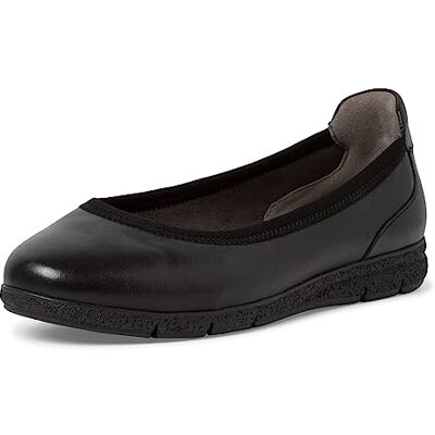 Tamaris Zapatos Planos Tipo Ballet para Mujer, Black, 38 EU Tamaris Zapatos Planos Tipo Ballet para Mujer, Black, 38 EU