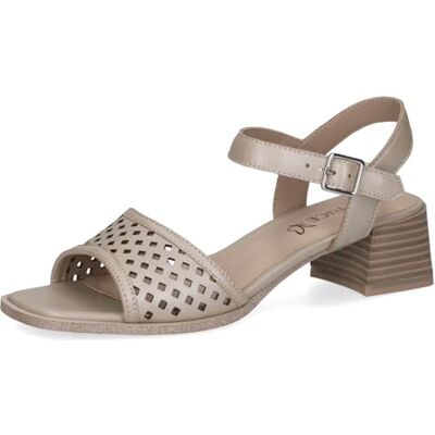 CAPRICE Sandalia de tacón para Mujer , Stone Perlato, 42 EU CAPRICE Sandalia de tacón para Mujer , Stone Perlato, 42 EU