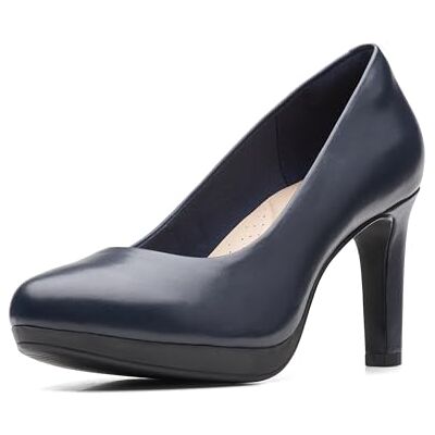Clarks Ambyr Joy, Bomba Mujer, Black Leather 555555, 39 EU Ancho Clarks Ambyr Joy, Bomba Mujer, Black Leather 555555, 39 EU Ancho