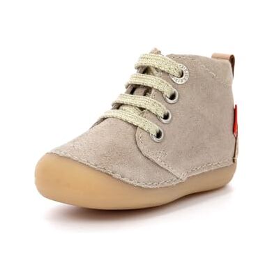 Kickers Unisex Niño Sonizip Plano Oxford, beige, 18 EU Kickers Unisex Niño Sonizip Plano Oxford, beige, 18 EU