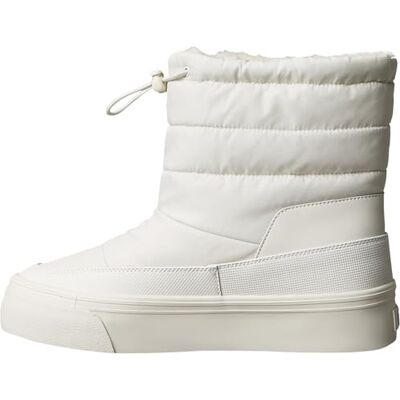 Calvin Botines de media caña Mujer Home Snowboot Nylon Mix con plataforma, Blanco (Lily White), 37 Calvin Botines de media caña Mujer Home Snowboot Nylon Mix con plataforma, Blanco (Lily White), 37