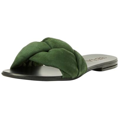 CELOCIA Mulas, Zuecos Mujer, Verde, 37 EU CELOCIA Mulas, Zuecos Mujer, Verde, 37 EU