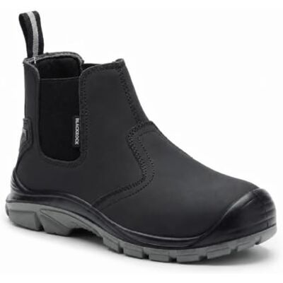 Blackrock Botas de seguridad compuestas Pendle, calzado ancho, con puntera compuesta, para hombre y mujer, botas de trabajo de seguridad sin cordones Blackrock Botas de seguridad compuestas Pendle, calzado ancho, con puntera compuesta, para hombre y mujer, botas de trabajo de seguridad sin cordones