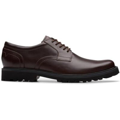 Clarks Berwick Lace Zapatos para Hombre, Piel marrón, 44, marrón, 46 EU Clarks Berwick Lace Zapatos para Hombre, Piel marrón, 44, marrón, 46 EU