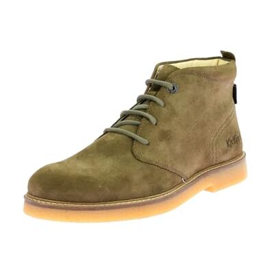 Kickers Botines Kick Leo para hombre, Khaki, 7.5 UK Kickers Botines Kick Leo para hombre, Khaki, 7.5 UK