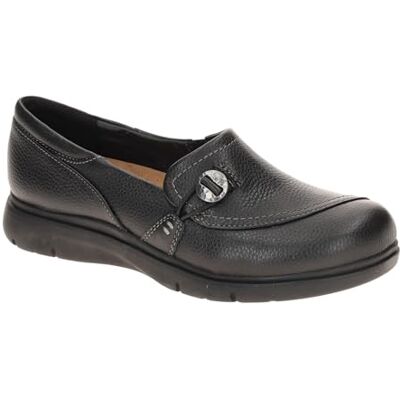 Clarks Certina Ease, Slipper Unisex Adulto, Black Leather, 37.5 EU Clarks Certina Ease, Slipper Unisex Adulto, Black Leather, 37.5 EU