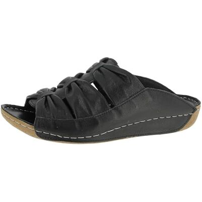 Andrea Conti Damen Pantolette, Mocasín Plano Mujer, Negro, 37 EU Andrea Conti Damen Pantolette, Mocasín Plano Mujer, Negro, 37 EU