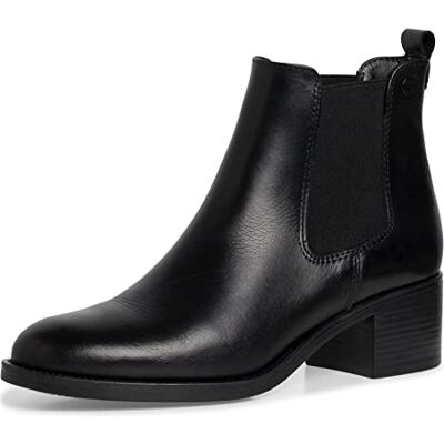 Tamaris Mujer Botines, señora Botas Chelsea,TOUCHit,Botas,Medias Botas,botín,Bota de Deslizamiento,Alto,Black,38 EU Tamaris Mujer Botines, señora Botas Chelsea,TOUCHit,Botas,Medias Botas,botín,Bota de Deslizamiento,Alto,Black,38 EU