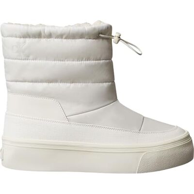 Calvin Botines de media caña Mujer Home Snowboot Nylon Mix con plataforma, Blanco (Lily White), 36 Calvin Botines de media caña Mujer Home Snowboot Nylon Mix con plataforma, Blanco (Lily White), 36