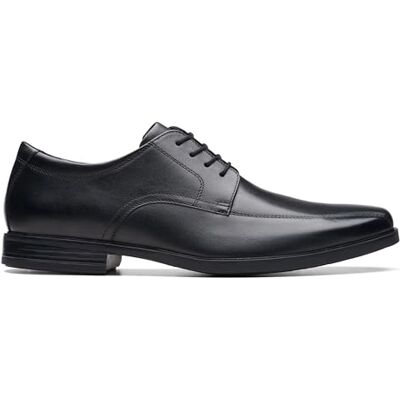 Clarks Premium Howard Over, Zapatos de Cordones Unisex Adulto, Black Leather, 40 EU Clarks Premium Howard Over, Zapatos de Cordones Unisex Adulto, Black Leather, 40 EU