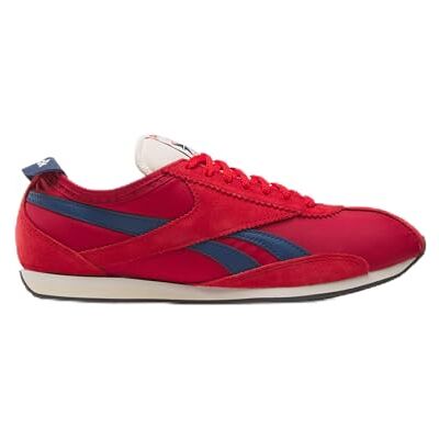Reebok Zapatillas Unisex R400, Rojo Flash, Rojo Vector, Rojo y Azul Batik, Talla 42 EU Reebok Zapatillas Unisex R400, Rojo Flash, Rojo Vector, Rojo y Azul Batik, Talla 42 EU