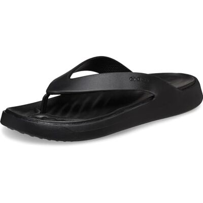 Crocs Mujer Getaway Flip Chancla de dedo, Black, 36/37 EU Crocs Mujer Getaway Flip Chancla de dedo, Black, 36/37 EU